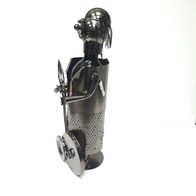 Mecanic auto, suport din metal pentru sticla, 15x33 cm